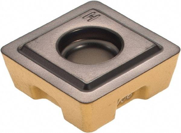 Iscar - SOMT160512 HD Grade IC808 Carbide Indexable Drill Insert - TiAlN/AlTiN/TiN Finish, Square, 16mm Inscribed Circle - Eagle Tool & Supply