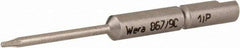 Wera - 4mm Drive, Torx Plus Precision Screwdriver Bit - 1-3/4" OAL - Eagle Tool & Supply