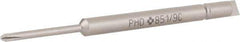 Wera - 4mm Drive, #0 Phillips Screwdriver Bit - 2-1/2" OAL - Eagle Tool & Supply