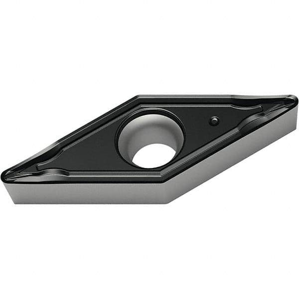 Walter - VCMT331 FP4 Grade WPP20S Carbide Turning Insert - TiCN/Al2O3/TiN Finish, 35° Diamond, 3/8" Inscr Circle, 3/16" Thick, 1/64" Corner Radius - Eagle Tool & Supply
