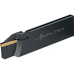 Walter - 1.0236" Blade Height, 4.3307" OAL, Left Hand Cut, Single End Indexable Cut-Off Blade - 16mm Max Depth of Cut, G1041 C Blade - Eagle Tool & Supply