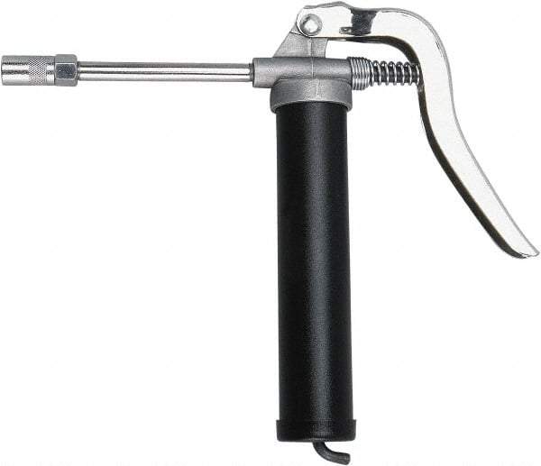 PRO-LUBE - 3,000 Max psi, Rigid Pistol Grease Gun - 3 oz Capacity, 1/8 Thread Outlet, 67 Strokes per oz, Cartridge Fill - Eagle Tool & Supply