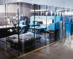 Singer Safety - 60' Long x 48" Wide x 0.16" Thick, Vinyl Roll - Reg. No. F51.1 Specification, Clear - Eagle Tool & Supply