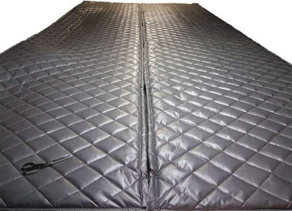 Singer Safety - 10' Long x 48" Wide, Fiberglass Panel - ASTM E-84 Specification, Metallic Gray - Eagle Tool & Supply