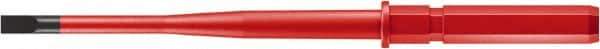 Wera - 3.5mm x 0.6mm Blade, 9mm Drive Slotted Screwdriver Bit - 6-1/4" OAL - Eagle Tool & Supply