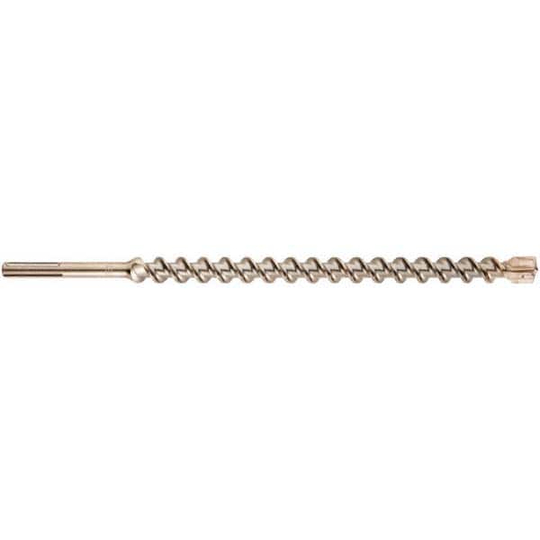 Milwaukee Tool - 1" Diam, SDS-Max Shank, Carbide-Tipped Rotary & Hammer Drill Bit - Eagle Tool & Supply