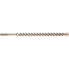 Milwaukee Tool - 1" Diam, SDS-Max Shank, Carbide-Tipped Rotary & Hammer Drill Bit - Eagle Tool & Supply