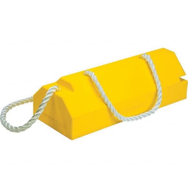 Checkers - Wheel Chocks Width (Inch): 7-7/8 Height (Inch): 5-7/8 - Eagle Tool & Supply