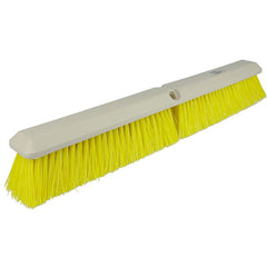 24″ - Yellow Medium Perma Sweep Broom Without Handle - Eagle Tool & Supply