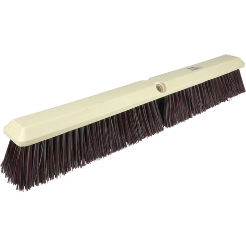 24″ - Maroon Heavy Perma Sweep Broom Without Handle - Eagle Tool & Supply
