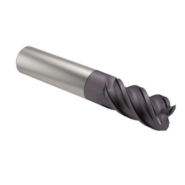 M.A. Ford - 14mm, 4 Flute, Single End, Solid Carbide, 0.75mm Corner Radius End Mill - 83mm OAL, 35/38° Helix, Right Hand Flute, 26mm LOC, Right Hand Cut - Eagle Tool & Supply
