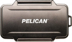 Pelican Products, Inc. - 4-51/64" Wide x 39/64" High, Memory Card Case - Black, Polycarbonate - Eagle Tool & Supply