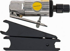 Value Collection - 1/4" Collet, Straight Handle, Air Straight Die Grinder - 25,000 RPM, Front Exhaust, 4 CFM, 0.3 hp, 90 psi, 1/4 NPT Inlet - Eagle Tool & Supply