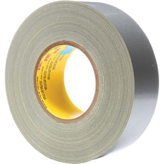 3M - 54.8m x 48mm x 12 mil Silver Polyethylene Cloth Duct Tape - Eagle Tool & Supply