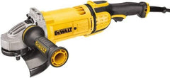 DeWALT - 7" Wheel Diam, 8,500 RPM, Corded Angle & Disc Grinder - 5/8-11 Spindle, 120 Volts - Eagle Tool & Supply