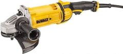 DeWALT - 9" Wheel Diam, 6,500 RPM, Corded Angle & Disc Grinder - 5/8-11 Spindle, 120 Volts - Eagle Tool & Supply