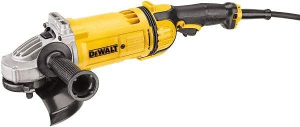 DeWALT - 7" Wheel Diam, 8,500 RPM, Corded Angle & Disc Grinder - 5/8-11 Spindle, 120 Volts - Eagle Tool & Supply