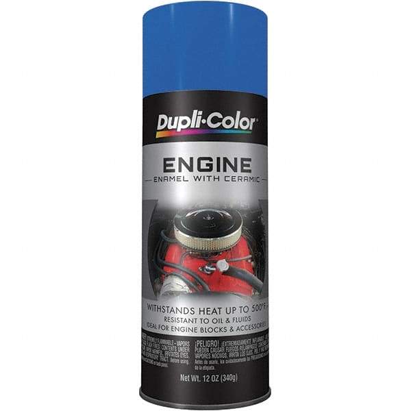 Krylon - 12 oz Old Ford Blue Automotive Heat Resistant Paint - High Gloss Finish, Comes in Aerosol Can - Eagle Tool & Supply