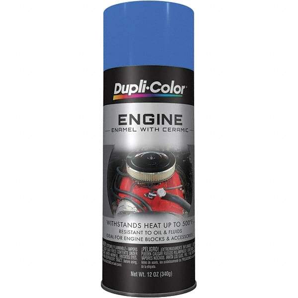 Krylon - 12 oz Ford Blue Automotive Heat Resistant Paint - High Gloss Finish, Comes in Aerosol Can - Eagle Tool & Supply