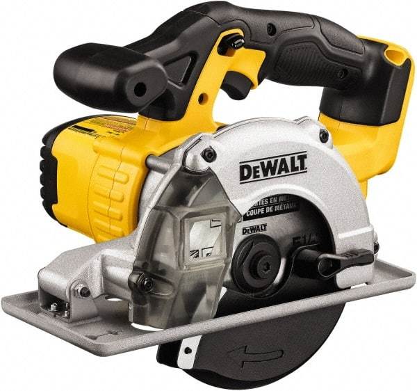 DeWALT - 20 Volt, 5-1/2" Blade, Cordless Circular Saw - 3,700 RPM, Batteries Not Included - Eagle Tool & Supply