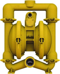 Versa-Matic - 1-1/4 \x96 1-1/2 NPT, Air Operated Diaphragm Pump - Santoprene Diaphragm, Aluminum Housing - Eagle Tool & Supply