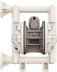 Versa-Matic - 1" NPT, Air Operated Diaphragm Pump - Buna-N Diaphragm, Polypropylene Housing - Eagle Tool & Supply