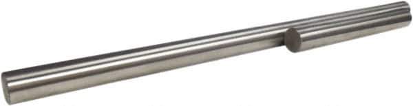 Made in USA - 3/8" Diam, 4' Long, 303 Stainless Steel Standard Round Linear Shafting - Eagle Tool & Supply