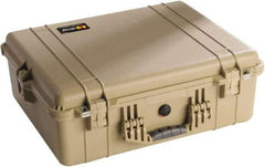 Pelican Products, Inc. - 19-23/64" Wide x 8-51/64" High, Clamshell Hard Case - Tan, Polyethylene - Eagle Tool & Supply