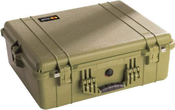 Pelican Products, Inc. - 19-23/64" Wide x 8-51/64" High, Clamshell Hard Case - Orange, Polyethylene - Eagle Tool & Supply