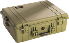 Pelican Products, Inc. - 19-23/64" Wide x 8-51/64" High, Clamshell Hard Case - Orange, Polyethylene - Eagle Tool & Supply