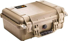 Pelican Products, Inc. - 13" Wide x 6-53/64" High, Clamshell Hard Case - Tan, Polyethylene - Eagle Tool & Supply