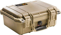 Pelican Products, Inc. - 11-5/8" Wide x 6" High, Clamshell Hard Case - Tan, Polyethylene - Eagle Tool & Supply