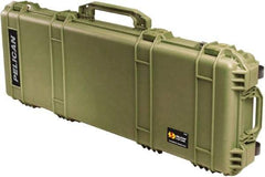Pelican Products, Inc. - 16" Wide x 6-1/8" High, Long Gun Case - Olive, Polyethylene - Eagle Tool & Supply