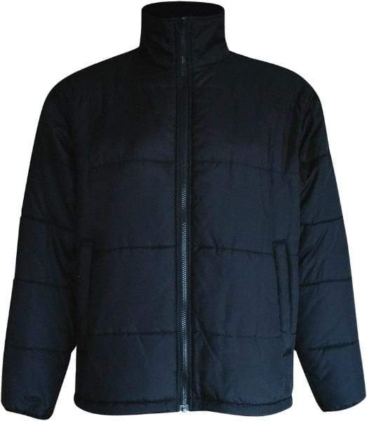 Viking - Size 3XL Cold Weather Jacket - Black, Polyester, Zipper Closure, 55" Chest - Eagle Tool & Supply