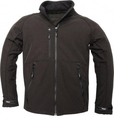 Viking - Size 2XL Cold Weather Jacket - Black, Polyester, Zipper Closure, 51" Chest - Eagle Tool & Supply