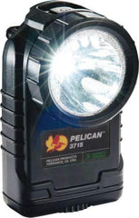 Pelican Products, Inc. - White LED Bulb, 233 Lumens, Right Angle Flashlight - Black Plastic Body, 4 AA Alkaline Batteries Not Included - Eagle Tool & Supply