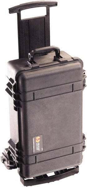 Pelican Products, Inc. - 14-1/2" Wide x 24-1/4" High, Clamshell Hard Case - Black, Polypropylene - Eagle Tool & Supply
