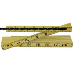 Wiha - Folding Rules Overall Length (Feet): 6.00 Graduation (Inch): 1/16 - Eagle Tool & Supply
