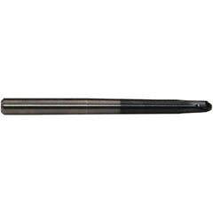 Emuge - 12mm Diam, 9mm LOC, 2 Flute Solid Carbide Ball End Mill - TiAlN Finish, Single End, 160mm OAL, 12mm Shank Diam, Ball Flute - Eagle Tool & Supply