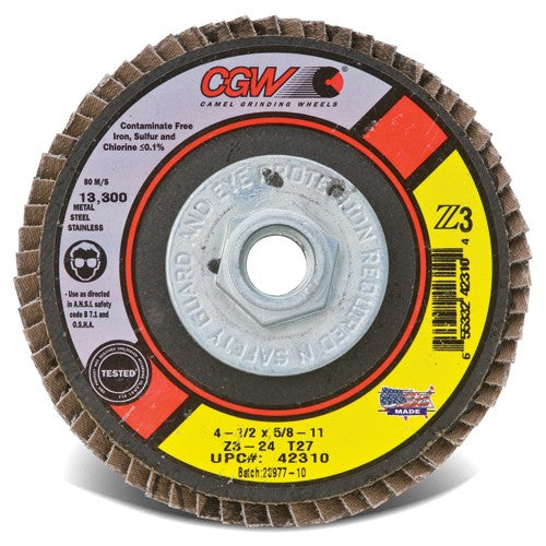 CGW 4–1/2X5/8–11 T27 Z3 XXL 80G - Eagle Tool & Supply