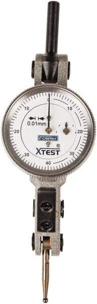 Fowler - Dial Test Indicators Maximum Measurement (mm): 1.60 Dial Graduation (mm): 0.0100 - Eagle Tool & Supply