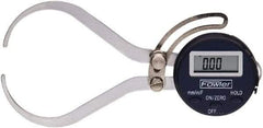 Fowler - 0 to 150mm Range, 0.3mm Resolution, Electronic Caliper - Steel with 1.56" Steel Jaws, 0.3mm Accuracy - Eagle Tool & Supply