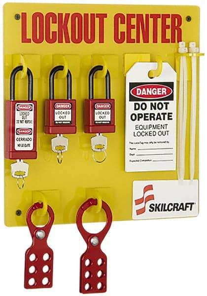 Ability One - Equipped Lockout Device & Tag Station - Eagle Tool & Supply