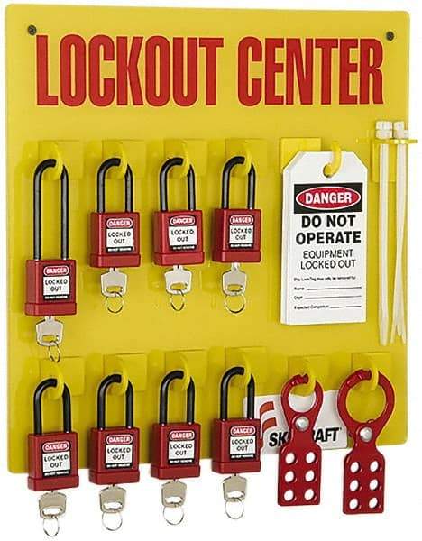 Ability One - Equipped Lockout Device & Tag Station - Eagle Tool & Supply