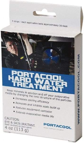 PortaCool - 4 x30 Day, Evaporative Cooler Mineral Treatment - 5-1/2" Long x 3/4" Wide x 3-3/4" High, For Use with All Portacool Units - Eagle Tool & Supply