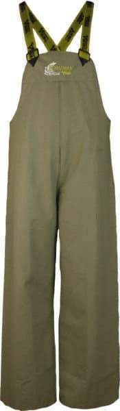 Viking - Size M, Green, Chemical, Rain, Wind Resistant Bib Overall - 1 Pocket - Eagle Tool & Supply