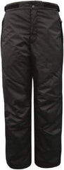 Viking - Size 2XL, Black, Rain, Wind Resistant, Cold Weather Pants - 2 Pockets - Eagle Tool & Supply