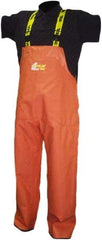 Viking - Size 2XL, Orange, Rain, Wind Resistant Bib Overall - No Pockets - Eagle Tool & Supply