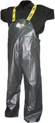 Viking - Size 3XL, Green, Rain, Wind Resistant Bib Overall - No Pockets - Eagle Tool & Supply