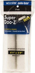 Wooster Brush - 3/8" Nap, 6-1/2" Wide Paint Mini Roller - Medium Texture, Woven - Eagle Tool & Supply